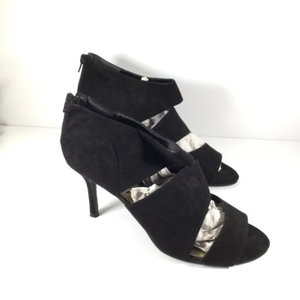 Nine West Open Toe Bootie Black Size 9 - image 3